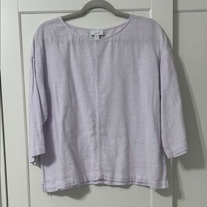 J. Jill Lavender Long Sleeve Top